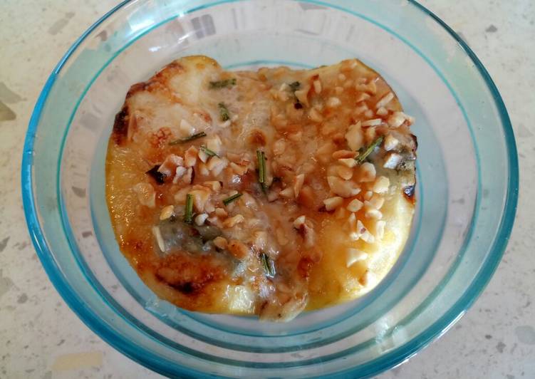 Baked apple with Gorgonzola alla Fluffy