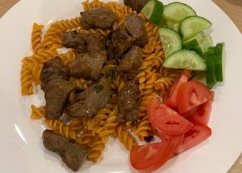 Without Fail Serving Recipe Vietnamese style Beef and Tomato Pasta Delicious and Healthy