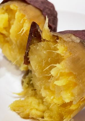 A picture of Easy Sweet Baked Sweet Potatoes in the Air Fryer.