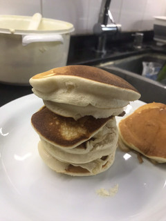Una foto de Hot cakes soufflé
