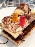 Tarta de hojaldre dos sabores