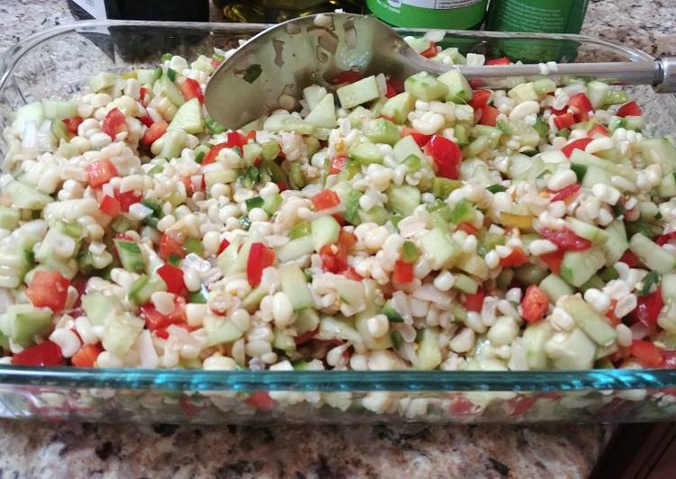 Easiest Way to Prepare Homemade Fresh Sweet Corn Salad