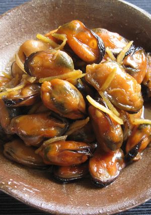 A picture of Mussels ‘Tsukudani’.