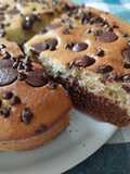 Torta versata bicolore