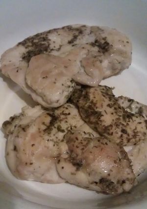 Una foto de Filetes de pollo asados
