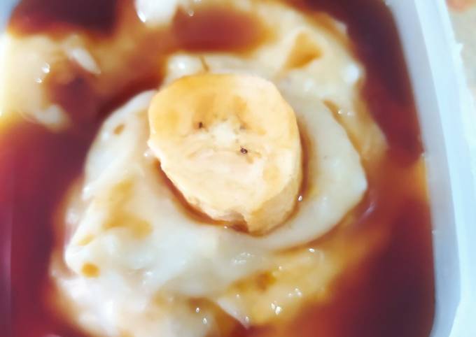 Langkah Mudah untuk Membuat Bubur sum sum dan pisang yang Menggugah Selera