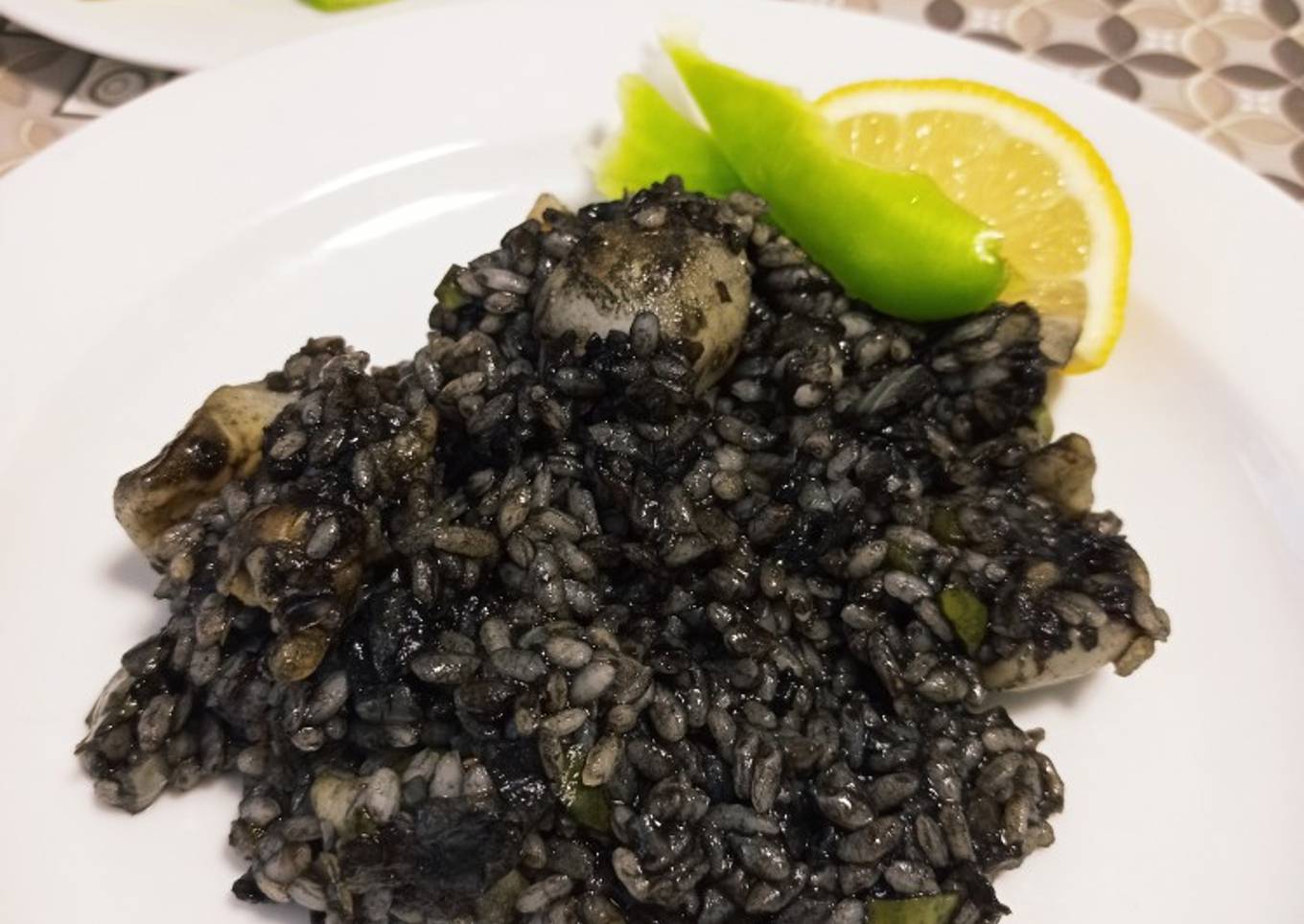 Arroz negro con sepia