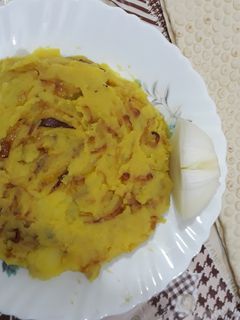 عکسی از دستور پوره سیب زمینی با پیاز داغ