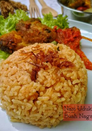 Foto resep Nasi Uduk Buah Naga