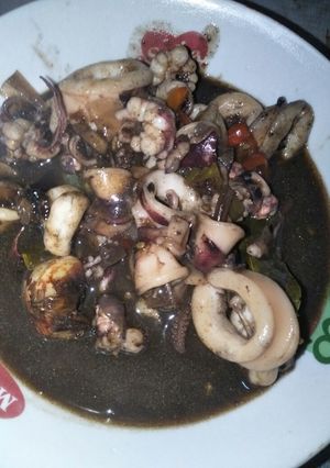 Foto resep Tumis saori cumi hitam