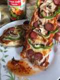 بيتزا الصمون على طريقتي 🤤🍕