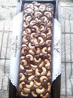 Foto resep Fudgy Brownies Topping Mente