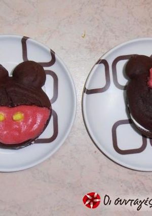 Φωτογραφία της συνταγής Παιδικά Whoopie pies: “Ο Mickey και η παρέα του”