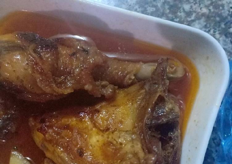 Chicken with sauce#local food contest _Nairobi west