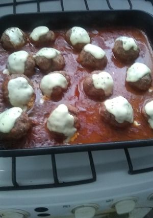 Una foto de Albóndigas gratinadas