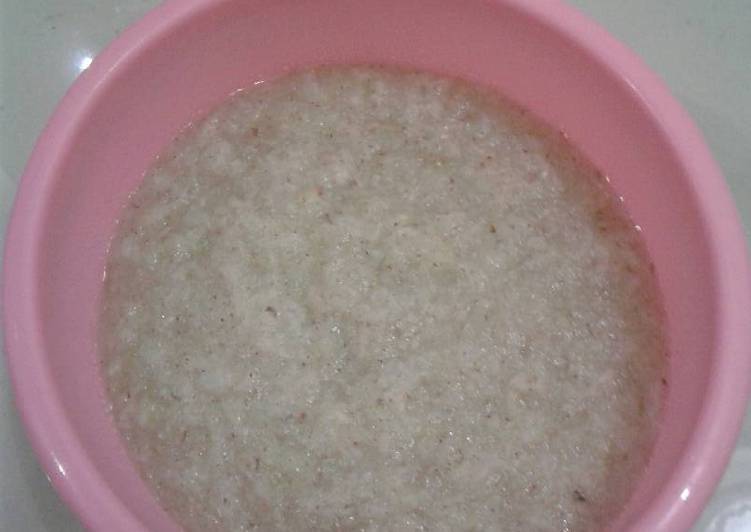 MPASI 7+ bubur labu siam kaldu sapi