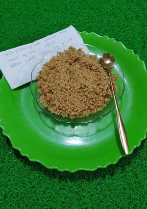 A picture of Ghasiyo - Traditional Gujarati Sweet Dish.