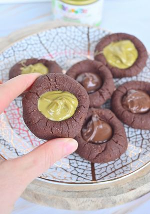 Foto di Biscotti al cacao ripieni