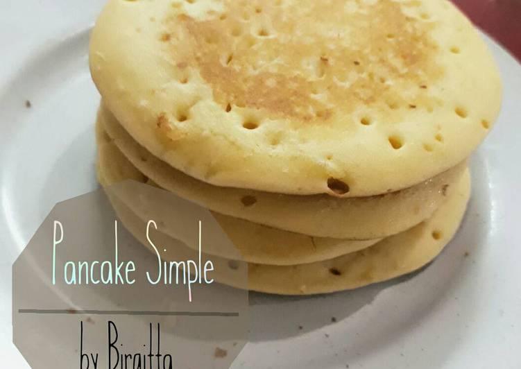 Cara menyiapkan Pancake Simple (no mixer)  Sederhana