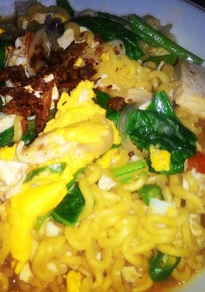 Foto resep Mie Goreng Rebus Tahu