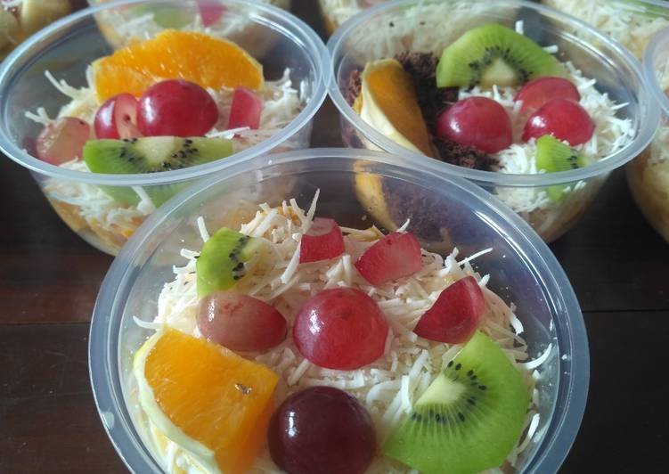 Resep Salad buah ala everyday  salad Temanggung Super Lezat