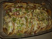 Una foto de salsa bechamel para relleno