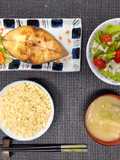Grilled Sawara & Cauliflower Rice