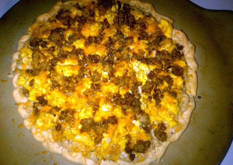 Recipe of Any-night-of-the-week Breakfast pizza