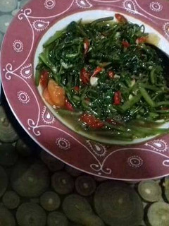 Foto resep Tumis kangkung nampol minimalis