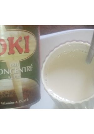 A picture of Ground soy tea.