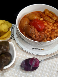 عکسی از دستور آبگوشت بامیه (آبگوشت محلی ایلام)😋