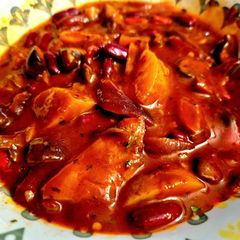 A picture of Hearty Chilli Stew (Vegetarian).