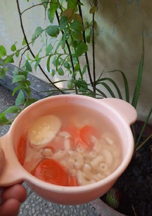 Foto resep Sup bening matotel(makaroni,tofu dan wortel)