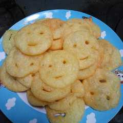 Foto resep Smiley potato/ kentang goreng keju