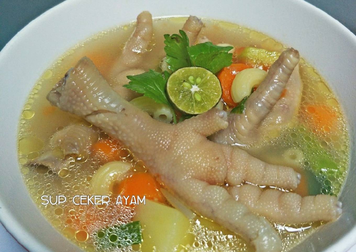 Sup ceker ayam