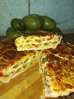 Una foto de Tarta de zapallitos