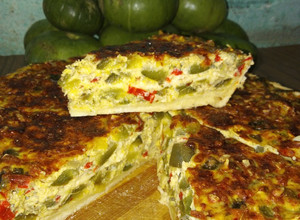Una foto de Tarta de zapallitos