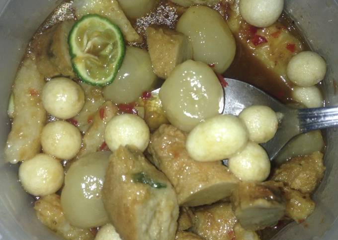 Resep Pentol Cireng Kuah Pedas Oleh Nadella Rafika Cookpad