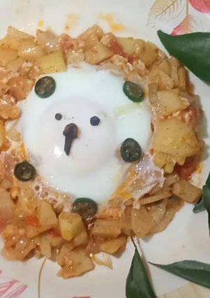 A picture of Afghani Omelet.