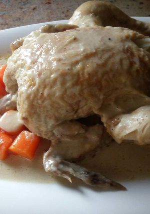 Una foto de Pollo a la caridad