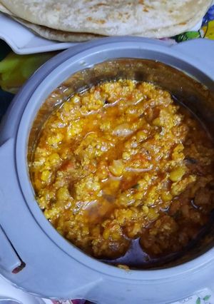 A picture of Chicken qeema.