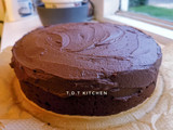Fudgy Chocolate Avocado Cake (sugar free)