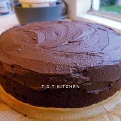 A picture of Fudgy Chocolate Avocado Cake (sugar free).