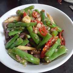รูปของ Oseng buncis jagung muda