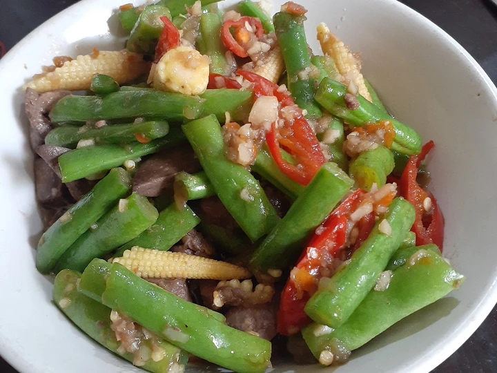 Cara Gampang Membikin Resep Oseng buncis jagung muda yang Menggugah Selera Anti Ribet, Sempurna