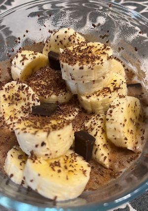 Una foto de Bowl de Copos de Avena y Chía con Canela y Fruta: ¡¡¡Súper Desayuno Enérgico!!