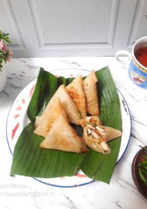 Foto resep Sambosa Ekonomis Isi Ayam Sayur
