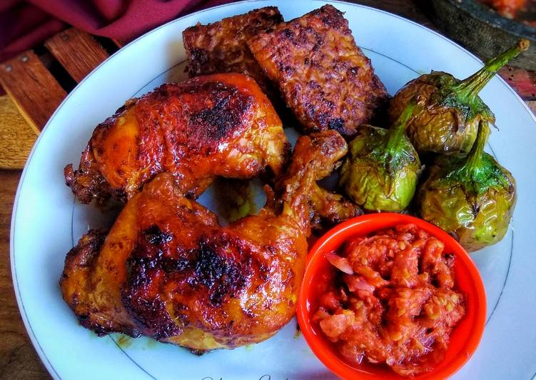 Ayam bacem panggang sederhana