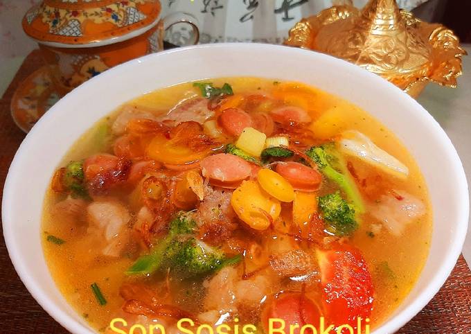 Sop Sosis Brokoli