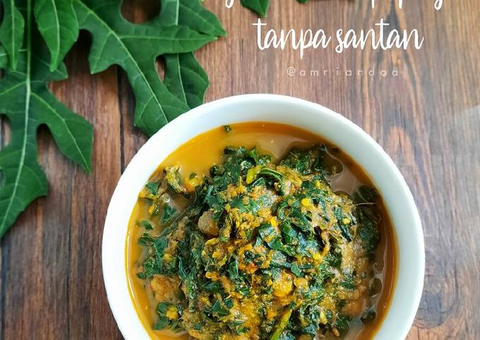 Gulai Daun Pepaya Tanpa Santan